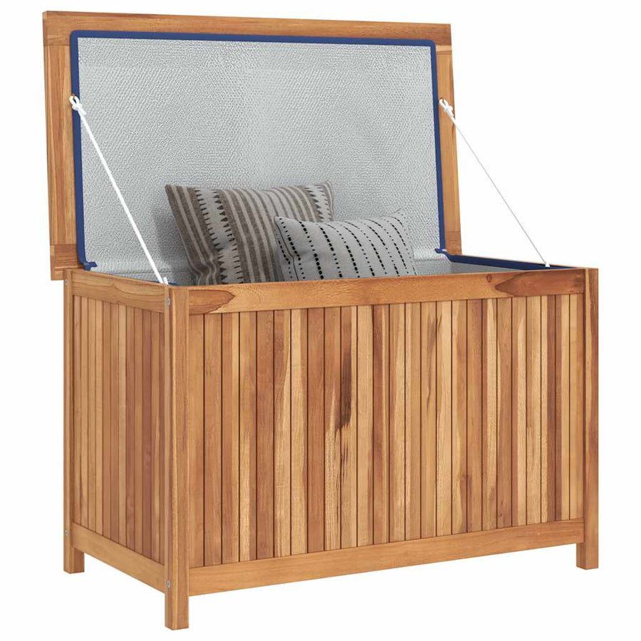 Garden Storage Box 90x50x58 cm Solid Teak Wood
