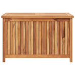 Garden Storage Box 90x50x58 cm Solid Teak Wood