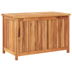 Garden Storage Box 90x50x58 cm Solid Teak Wood