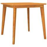 3 Piece Garden Dining Set Solid Wood Acacia - Top-Down View