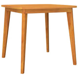 5 Piece Garden Dining Set Solid Wood Acacia - Top-Down View