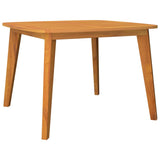 5 Piece Garden Dining Set Solid Wood Acacia - Top-Down View