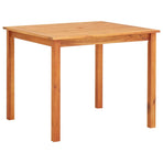 5 Piece Garden Dining Set with Cushions Solid Acacia Wood