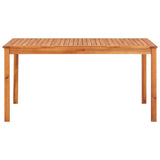 5 Piece Garden Dining Set with Cushions Solid Acacia Wood