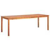 7 Piece Garden Dining Set with Cushions Solid Acacia Wood