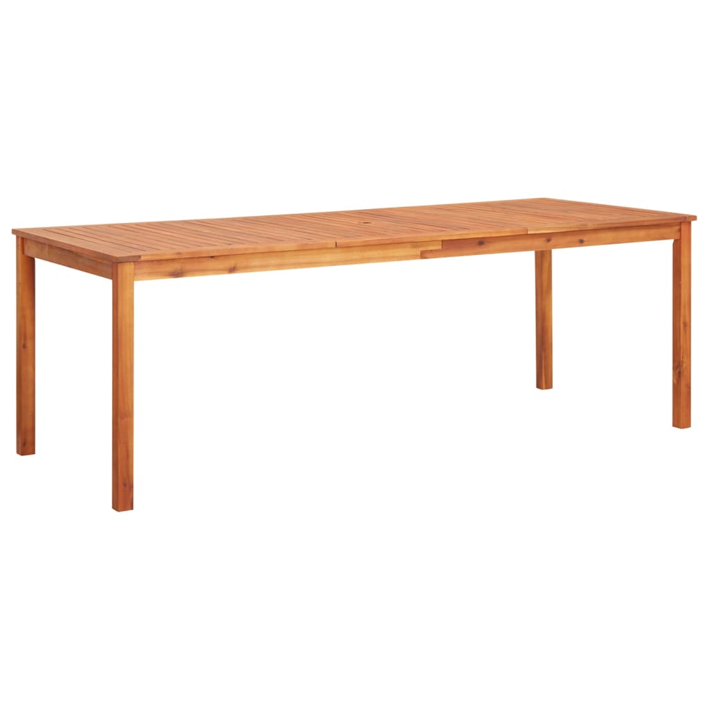7 Piece Garden Dining Set with Cushions Solid Acacia Wood
