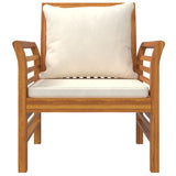 4 Piece Garden Lounge Set with Cushions Solid Wood Acacia
