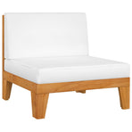 9 Piece Garden Lounge Set with Cushions Solid Acacia Wood