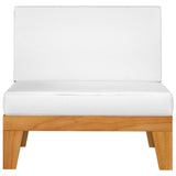 11 Piece Garden Lounge Set with Cushions Solid Acacia Wood - Close-Up Angle