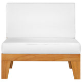 12 Piece Garden Lounge Set with Cushions Solid Acacia Wood - Close-Up Angle
