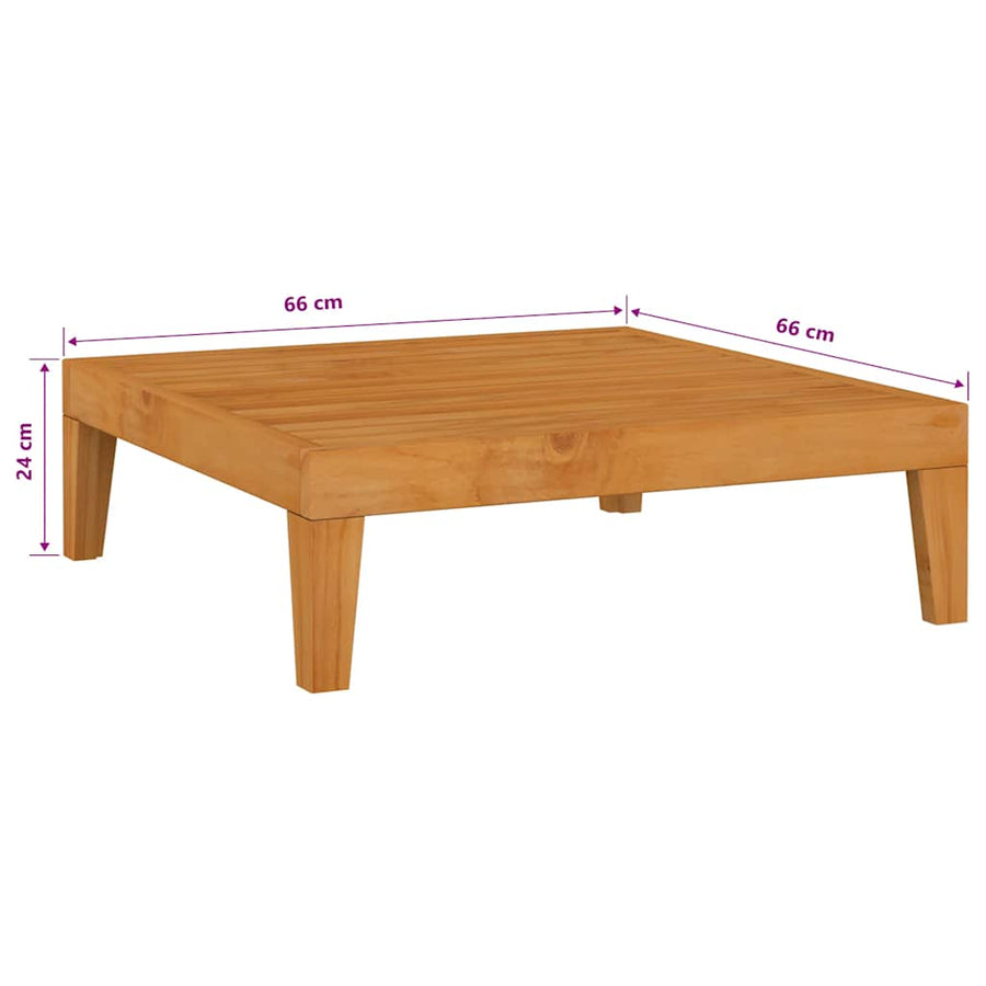 6 Piece Garden Lounge Set with Cushions Solid Acacia Wood