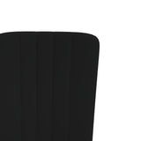Dining Chairs 4 pcs Black Velvet - Close-Up Angle