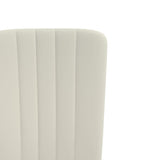 Dining Chairs 4 pcs Cream Velvet