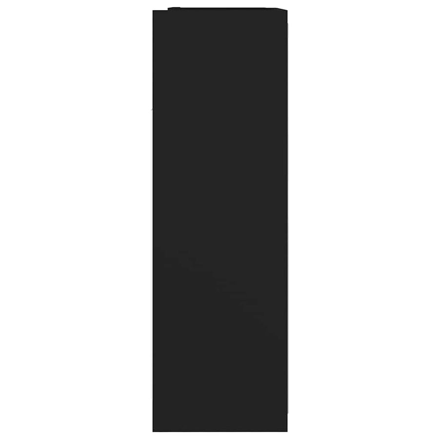 Bathroom Mirror Cabinet Black 62.5x20.5x64 cm Engineered Wood