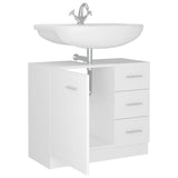 Sink Cabinet White 63x30x54 cm Engineered Wood - Top-Down View