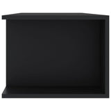 TV Cabinet with LED Lights Black 135x39x30 cm - Extra Image