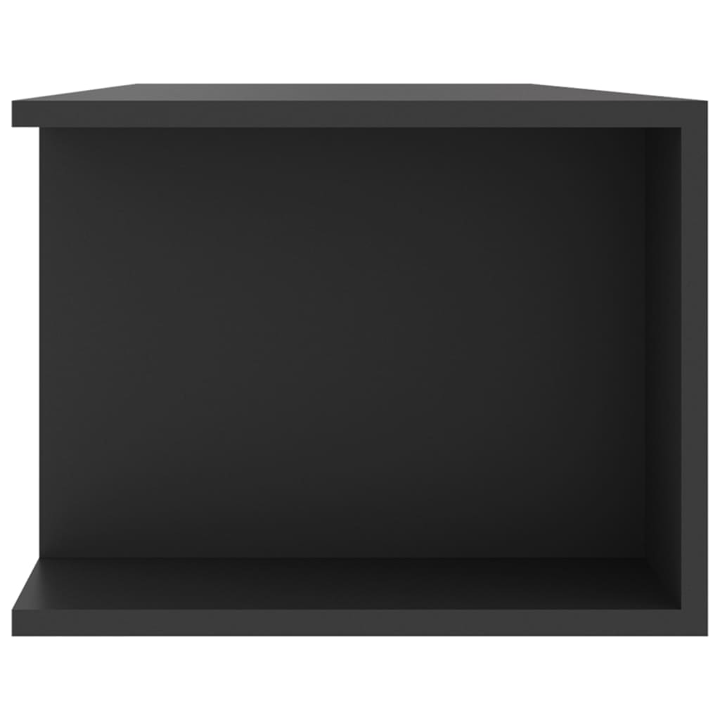 TV Cabinet with LED Lights Grey 135x39x30 cm
