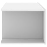 TV Cabinet with LED Lights White 90x39x30 cm