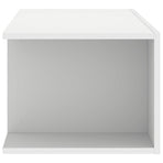 TV Cabinet with LED Lights White 90x39x30 cm