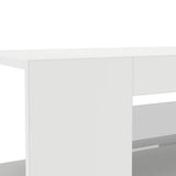 TV Cabinet with LED Lights White 90x39x30 cm - Extra Image