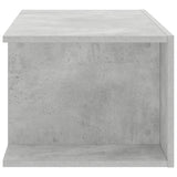 TV Cabinet with LED Lights Concrete Grey 90x39x30 cm