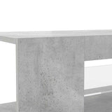 TV Cabinet with LED Lights Concrete Grey 90x39x30 cm