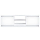 TV Cabinet with LED Lights White 120x30x36 cm - Extra Image