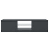 TV Cabinet with LED Lights Grey 140x40x36 cm - Extra Image