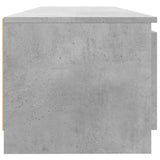 TV Cabinet with LED Lights Concrete Grey 140x40x36 cm - Extra Image