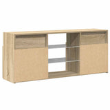 TV Cabinet with LED Lights Sonoma Oak 120x30x50 cm - Extra Image