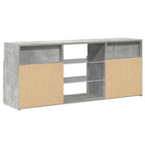 TV Cabinet with LED Lights Concrete Grey 120x30x50 cm - Extra Image