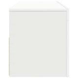 TV Cabinet with LED Lights White 120x35x40 cm - Extra Image