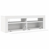 TV Cabinet with LED Lights White 120x35x40 cm - Extra Image