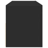 TV Cabinet with LED Lights Black 120x35x40 cm - Extra Image