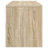 TV Cabinet with LED Lights Sonoma Oak 120x35x40 cm