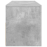 TV Cabinet with LED Lights Concrete Grey 120x35x40 cm - Extra Image