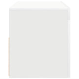 TV Cabinet with LED Lights White 90x35x40 cm