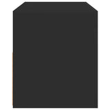 TV Cabinet with LED Lights Black 90x35x40 cm