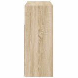 Sideboard with LED Lights Sonoma Oak 115.5x30x75 cm