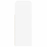 Sideboard with LED Lights High Gloss White 115.5x30x75 cm - Extra Image