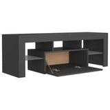 TV Cabinet with LED Lights Grey 120x35x40 cm - Extra Image