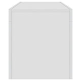 TV Cabinet with LED Lights High Gloss White 120x35x40 cm