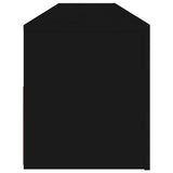 TV Cabinet with LED Lights Black 120x35x40 cm