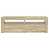 TV Cabinet with LED Lights Sonoma Oak 120x35x40 cm