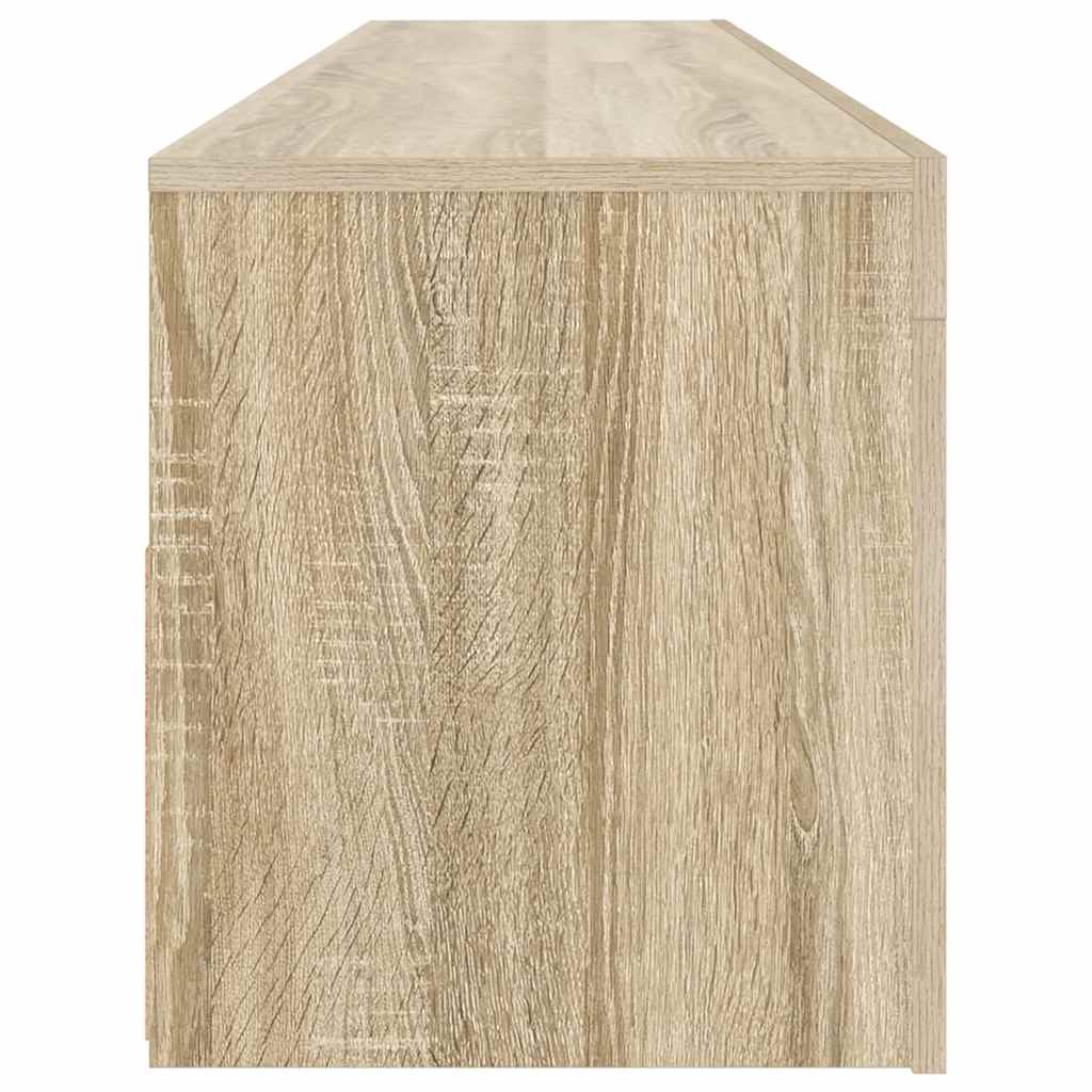 TV Cabinet with LED Lights Sonoma Oak 120x35x40 cm