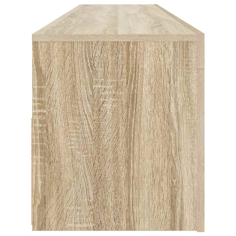 TV Cabinet with LED Lights Sonoma Oak 120x35x40 cm