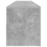 TV Cabinet with LED Lights Concrete Grey 120x35x40 cm - Extra Image