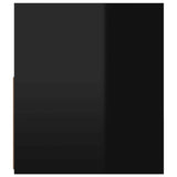 TV Cabinet with LED Lights High Gloss Black 120x35x40 cm