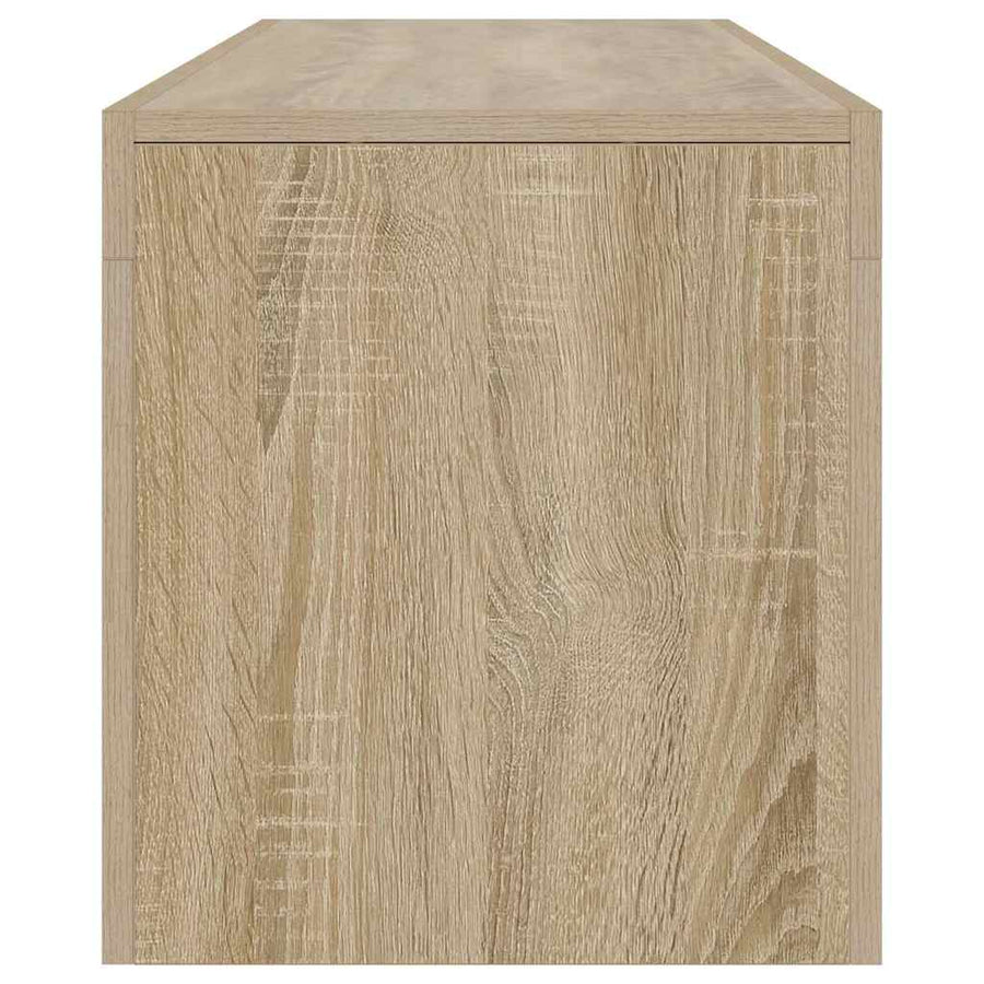 TV Cabinet with LED Lights Sonoma Oak 140x36.5x40 cm