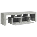 TV Cabinet with LED Lights Concrete Grey 140x36.5x40 cm - Extra Image
